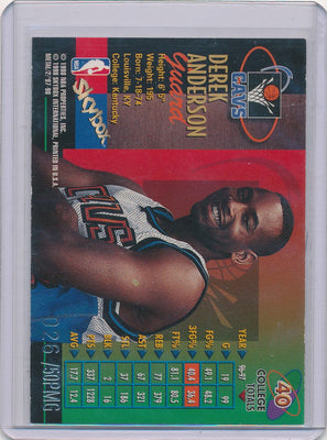 Skybox 1997-1998 Metal Universe Championship Precious Metal Gems #40 Derek Anderson 26/50