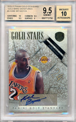 Panini 2010-2011 Gold Standard Gold Bars Signatures #4 Kobe Bryant 10/24 / BGS Grade 9.5 / Auto Grade 10