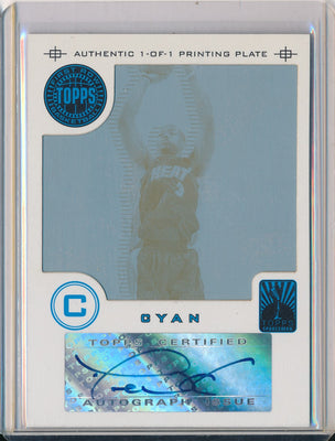 Topps 2005-2006 Topps Spokesman Cyan #SSA-DW Dwyane Wade 1/1