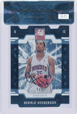 Panini 2009 Donruss Elite  #171 Gerald Henderson 1/1 / Auto Grade 9