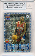 Topps 1996-1997 Stadium Club Class Acts Atomic Refractors #1 Michael Jordan / Jerry Stackhouse  / BGS Grade 9