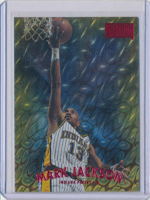 SkyBox 1997-1998 Premium Star Rubies #156 Mark Jackson 29/50