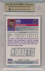 Topps 2003-2004 Chrome X-Fractors #114 Chris Bosh 198/220 / BGS Grade 9.5