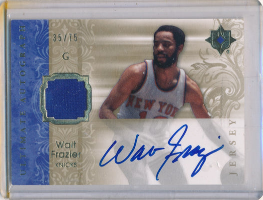 Upper Deck 2006-07 Ultimate Collection  Ultimate Jersey Autographs #AU-WF Walt Frazier 35/75