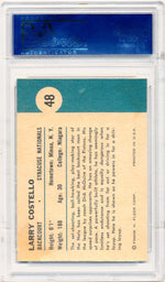 Fleer 1961 Syracuse Nationals  #48 Larry Costello  / PSA Grade 7