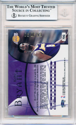 Fleer 1998-1999 Brilliants Gold #70 Kobe Bryant 8/99 / BGS Grade 9