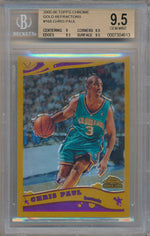 Topps 2005-2006 Chrome Gold Refractors #168 Chris Paul 63/99 / BGS Grade 9.5