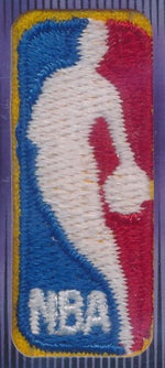 Upper Deck 2005-2006 Ultimate Collection Autographed NBA Logo Patch #APL-MA Magic Johnson 1/1 / BGS Grade 8 / Auto Grade 10