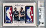 Panini 2014-2015 Flawless Basketball Dual Diamond Logoman #DD-MG Mike Conley / Marc Gasol 1/1 / BGS Grade 9