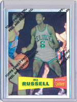 Topps 1996-1997 Finest Reprint Refractor #77 Bill Russell