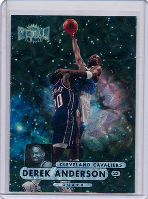 Skybox 1997-1998 Metal Universe Championship Precious Metal Gems #40 Derek Anderson 26/50