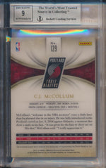 Panini 2013-2014 Immaculate Acetate RPA #129 C.J. McCollum 1/3 / BGS Grade 9 / Auto Grade 9