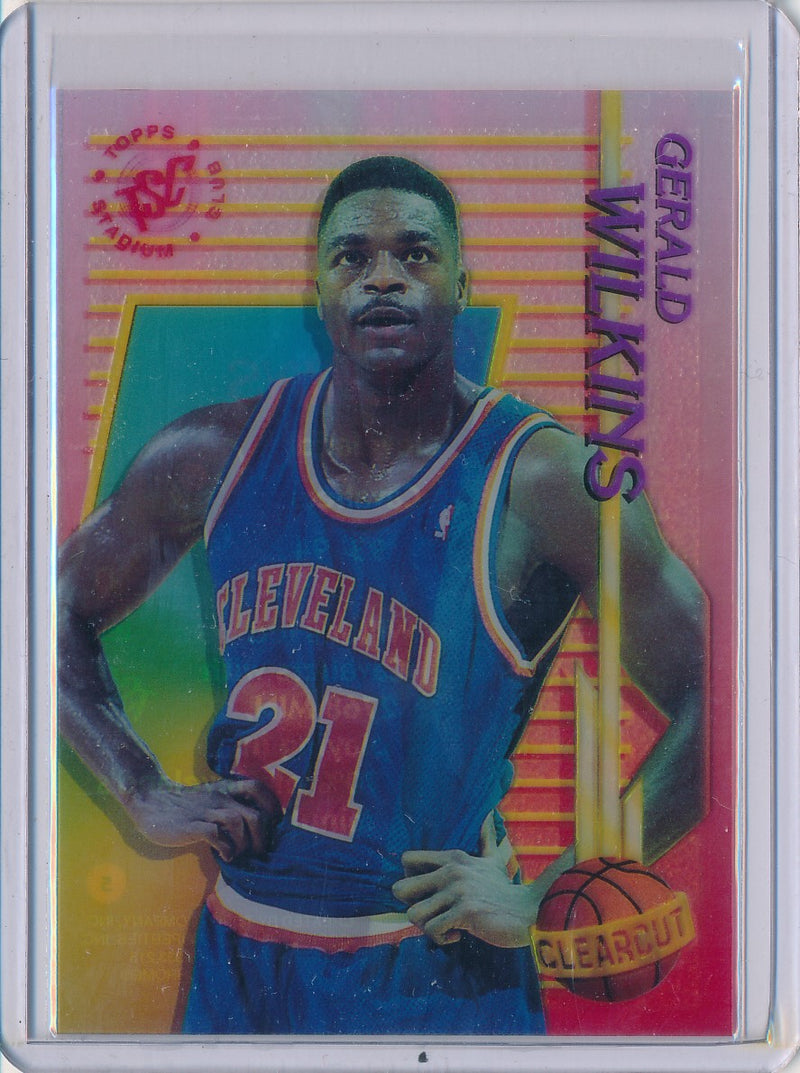 Topps 1993-1994 Stadium Club Clearcut #5 Gerald Wilkins