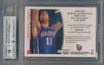 Topps 2008-09 Chrome Youthquake Autographs Superfractors #YQA12 Brook Lopez 1/1 / BGS Grade 9 / Auto Grade 10