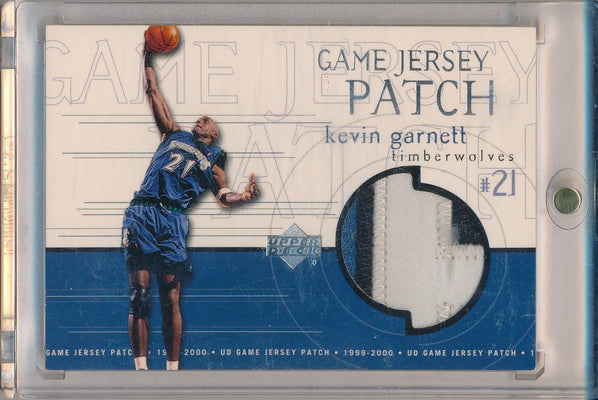 Upper Deck 1999-2000 Basketball Game Jersey Patch #GJP5 Kevin Garnett