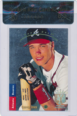 Premier Prospects  #280 Chipper Jones  / PSA Grade 8.5