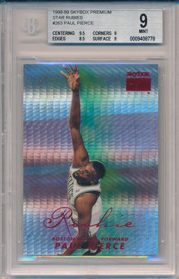 SkyBox 1998-1999 Premium Star Rubies #263 Paul Pierce 13/25 / BGS Grade 9