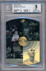 Upper Deck 1997-1998 SPX Grand Finale #6 Michael Jordan 50/50 / BGS Grade 9