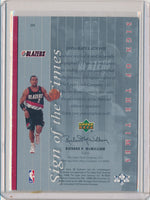 Upper Deck 1999-2000 SP Authentic Sign Of The Times #DS Damon Stoudemire