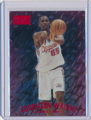 SkyBox 1997-1998 Premium Star Rubies #107SR Lorenzon Wright 36/50