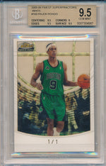 Topps 2005-06 Finest White Superfractors #160 Rajon Rondo 1/1 / BGS Grade 9.5