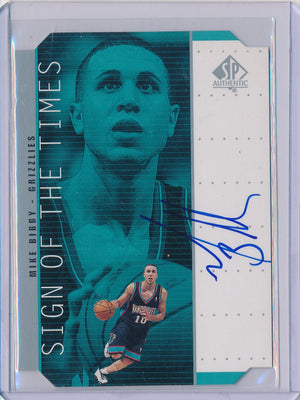Upper Deck 1998-1999 SP Authentic Sign Of The Times #MB Mike Bibby