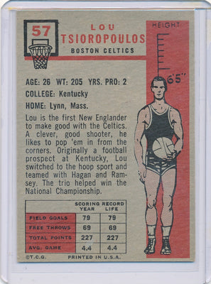 Boston Celtics  #57 Lou Tsioropoulos