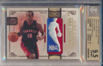 Panini  209-2010 National Treasures Signature Patches NBA Logoman #12 Demar DeRozan 1/1 / BGS Grade 9.5