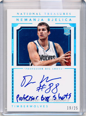 Panini 2015-2016 National Treasures  Notable Nicknames  #NN-NBJ Nemanja Bjelica 19/25