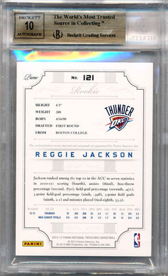 Panini 2012-2013 National Treasures  Gold #121 Reggie Jackson 3/5 / BGS Grade 9.5 / Auto Grade 10