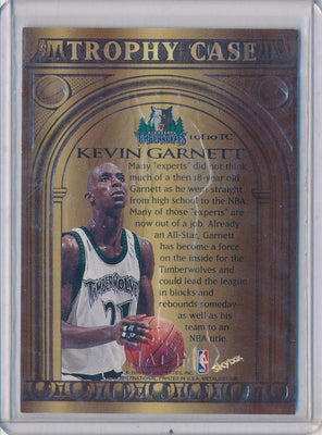 SkyBox 1997-1998 Metal Universe Trophy Case #1/10TC Kevin Garnett