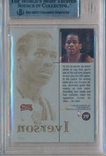 SkyBox 1998-1999 Molten Metal Fusion Titanium #39F Allen Iverson 26/40 / BGS Grade 9