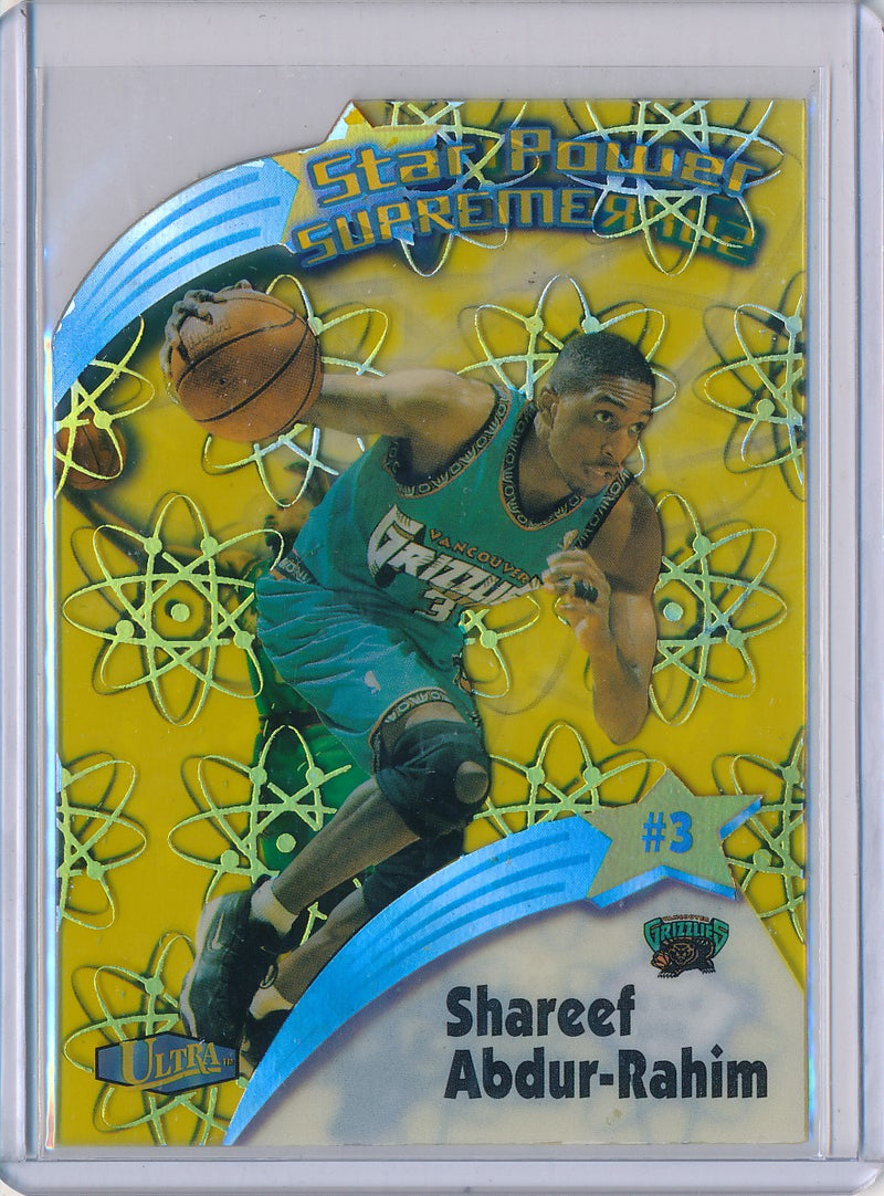 Fleer 1997-1998 Ultra  Star Power Supreme #9/20SPS Shareef Abdur-Rahim