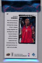 Upper Deck 2009-2010 Exquisite Collection Rookie Parallel #47 Brandon Jennings 3/11