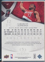 Upper Deck 2007-2008 Exquisite Collection Base #47 Lamarcus Aldridge 45/225