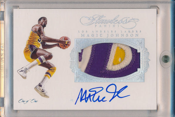 Panini 2015-2016 Flawless Basketball #PA-MJ Magic Johnson 1/1