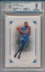 Panini 2015-2016 National Treasures Platinum #51 Kevin Durant 1/1 / BGS Grade 9