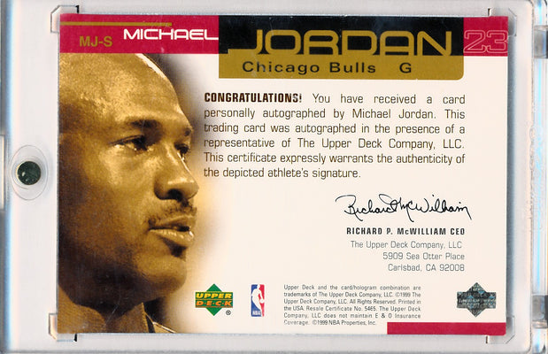 Upper Deck 1999  Super Signatures #MJ-S Michael Jordan 13/23