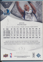 Upper Deck 2007-2008 Exquisite Collection Base #33 Josh Howard 224/225