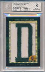 Topps  2007-2008 Letterman SuperFractors #LP-KD Kevin Durant 1/1 / BGS Grade 8