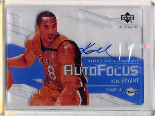 Upper Deck 2003-04 UD Glass Auto Focus #KB  Kobe Bryant