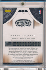 Panini 2012-2013 Immaculate Collection Rookie Card #112 Kawhi Leonard 1/1