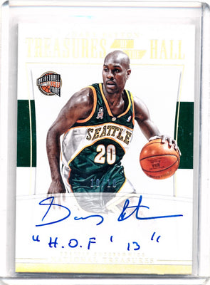 Panini 2015-2016 National Treasures  Treasures Of The Hall #TH-GPT Gary Payton 10/10