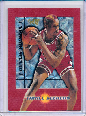 Fleer 1997-98 Basketball Thrill Seekers #9/10TS Dennis Rodman none