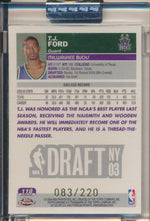 Topps  2003-2004 Chrome  X-Fractor #118 T.J. Ford 83/220