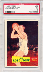 Topps Bowman  1957   #39 Jim Loscutoff  / PSA Grade 5 / BGS Grade None