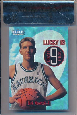 Fleer 1998-1999  Tradition Lucky 13 #9LT Dirk Nowitzki