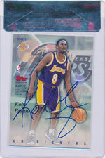 Topps 1997-1998 Stadium Club Co-Signers #CO1 Karl Malone / Kobe Bryant  / BGS Grade 8.5 / Auto Grade 9