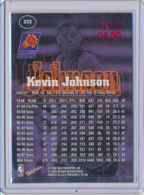 SkyBox 1997-1998 Premium Star Rubies #222 Kevin Johnson 11/50