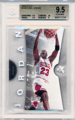 Fleer 2006-2007 E-X  #4 Michael Jordan  / BGS Grade 9.5